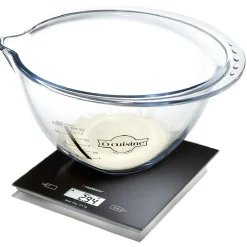 Balance de cuisine électronique et tactile noire Homday^Gifi Hot