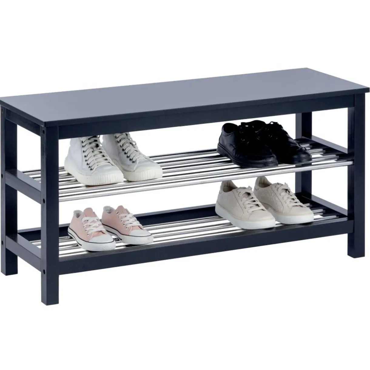 Rangement|Gifi Banc range chaussure 8 paires 100x34xH49,5cm