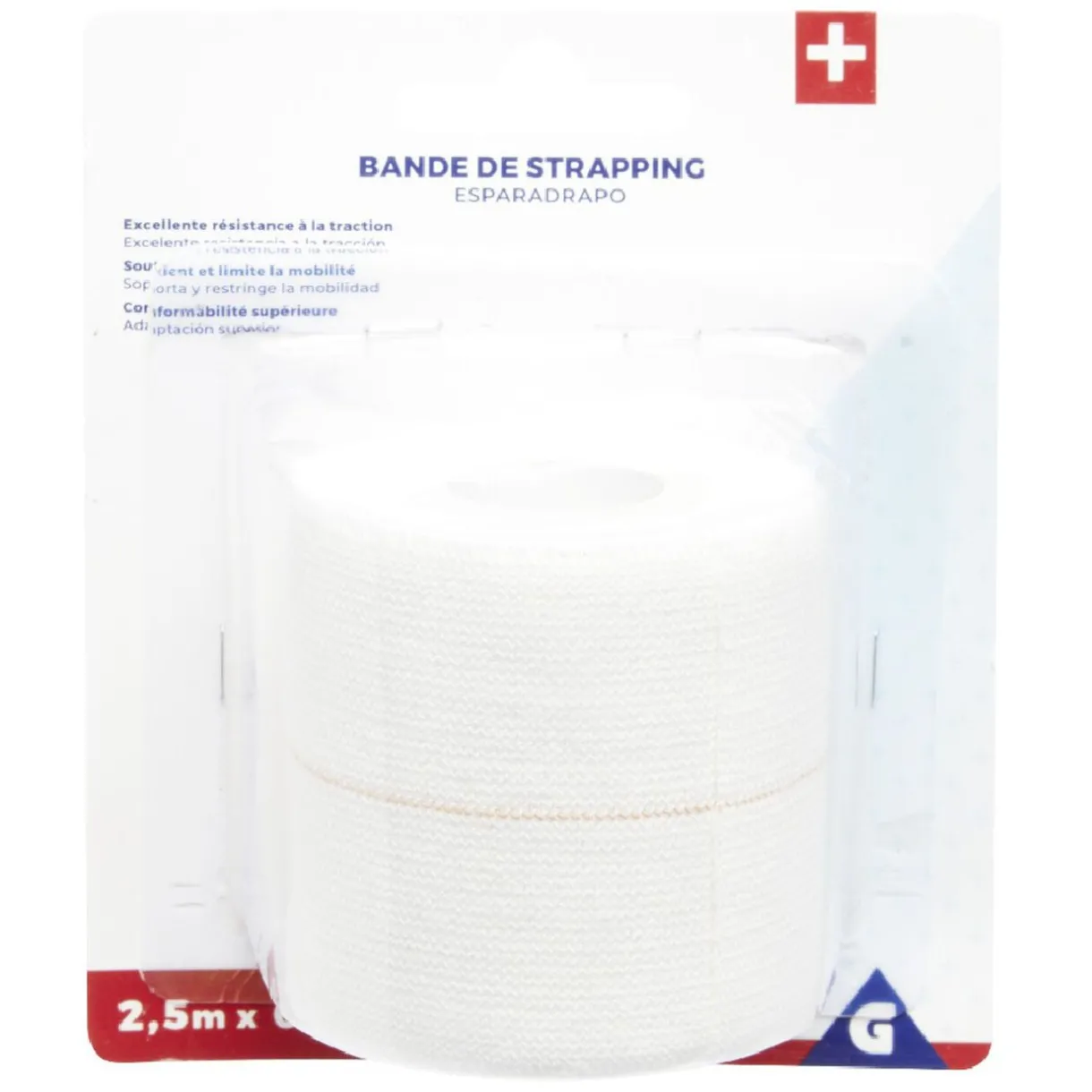 Best Gifi Bande de contention en coton L250x6cm