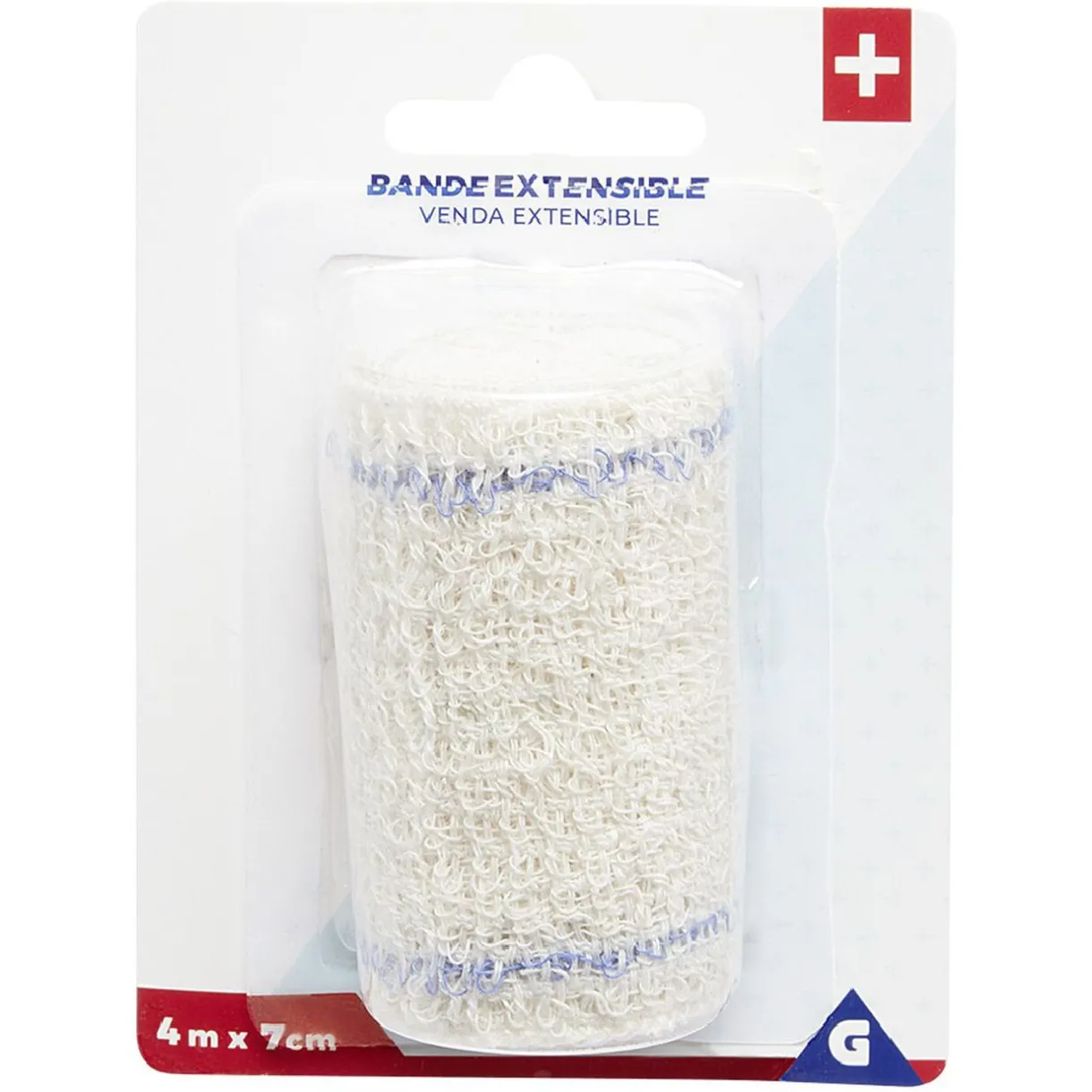 Gifi Bande de soutien extensible en coton L400x7cm