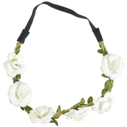 Outlet Gifi Bandeau pour cheveux couronne de fleurs blanches