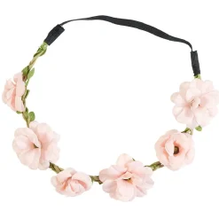 New Gifi Bandeau pour cheveux couronne de fleurs roses
