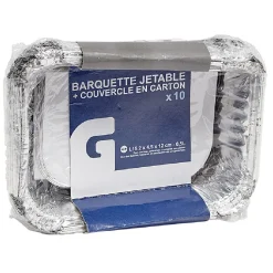 Barquette en aluminium 0,5L par 10^Gifi Discount