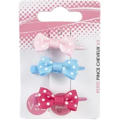 Clearance Gifi Barrette à noeud x3