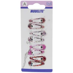 Gifi Barrette clic clac enfant fantaisie x8