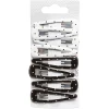 Gifi Barrette clic clac imprimé pois noir et blanc x8