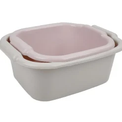 Nettoyage Et Entretien|Gifi Bassine carrée bleu vert x2