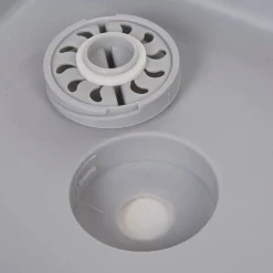 Nettoyage Et Entretien|Gifi Bassine rétractable bouchon évideur grise et bleue