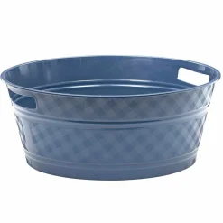Nettoyage Et Entretien|Gifi Bassine souple ronde motif quadrillé bleu