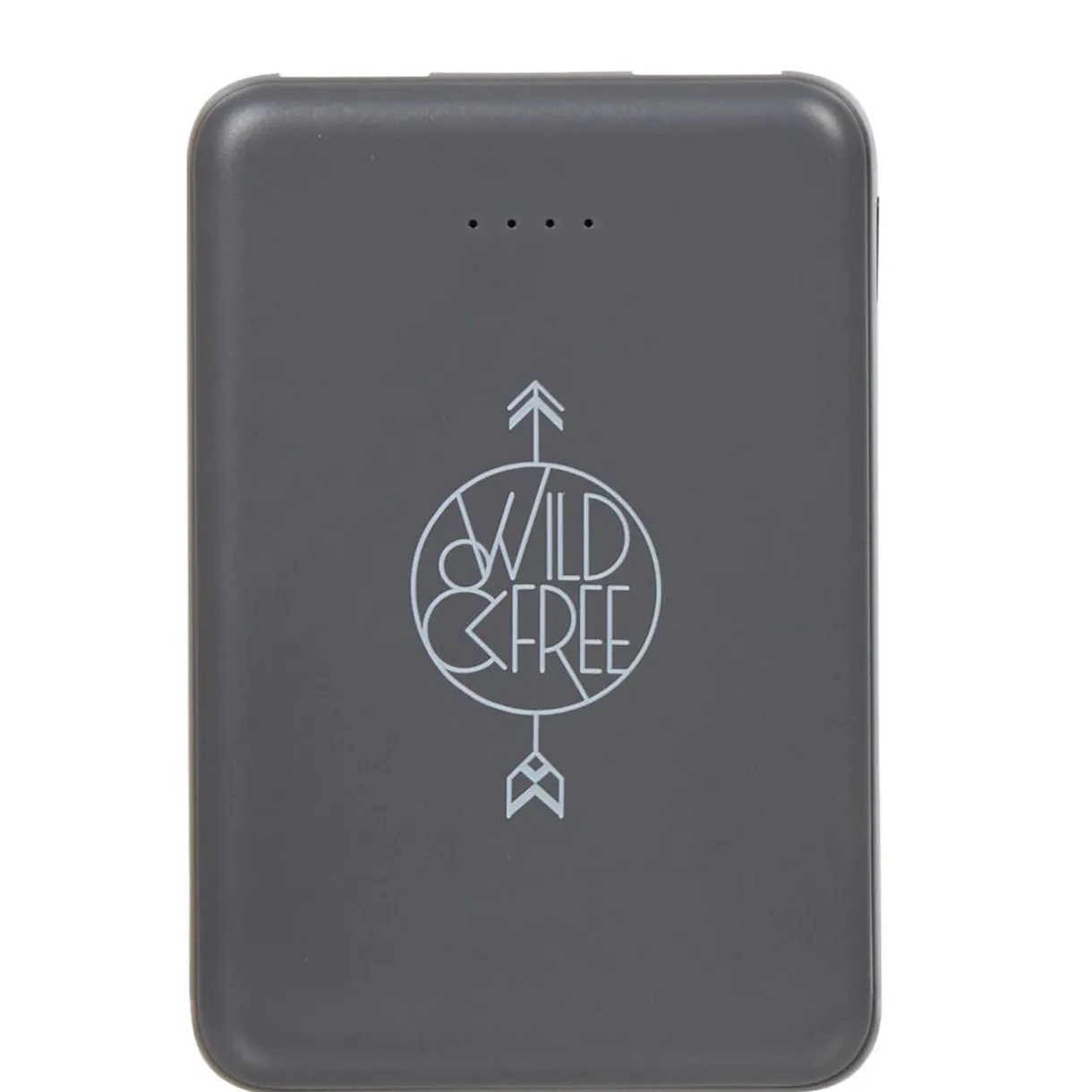 Gifi Batterie de secours grise incription Wild & Free