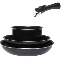 Batterie ELECTROLUX 4 pcs poignée amovible anti-adhésive^Gifi Hot