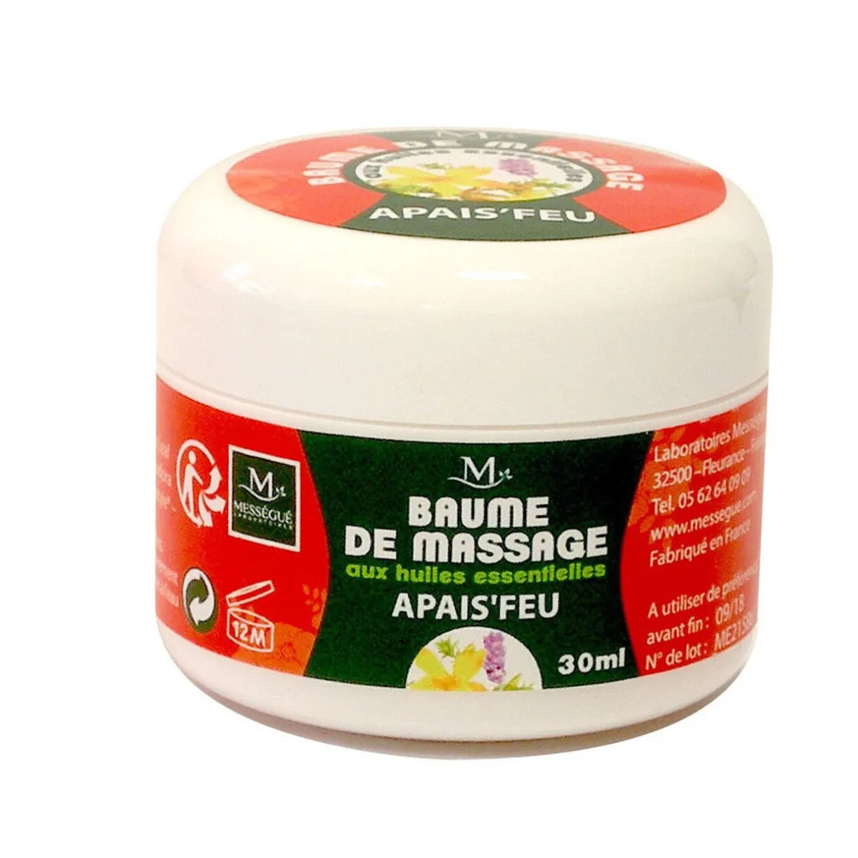 Discount Gifi Baume de massage Apais'feu aux Huiles essentielles