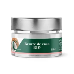 Clearance Gifi Beurre de coco bio, pot de 100 ml