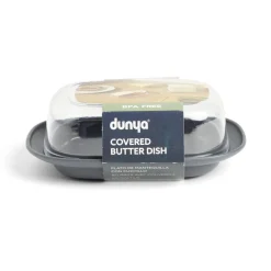 Beurrier plastique sans BPA transparent ou gris 17,4x12,5xH6cm^Gifi Outlet