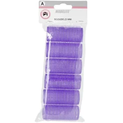 Hot Gifi Bigoudis à scratch 25 mm violet x6