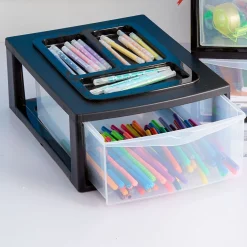 Rangement|Gifi Bloc de rangement 1 tiroir noir