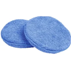 Nettoyage Et Entretien|Gifi Bloc éponge ronde microfibre bleu 15x15cm x2