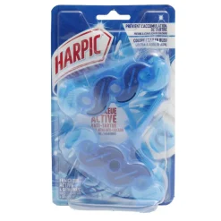 Nettoyage Et Entretien|Gifi Bloc WC Harpic eau bleue active fraîcheur atlantique x2