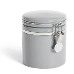 Bocal en céramique avec clip en métal Ø10xH13cm^Gifi Best