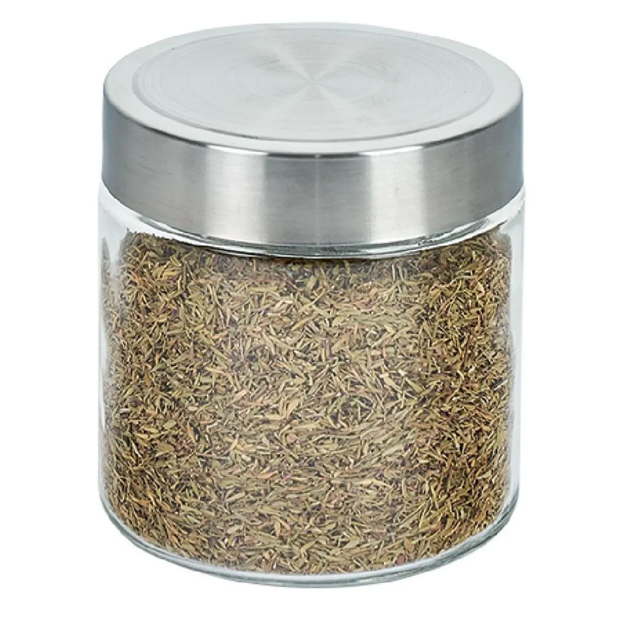 Bocal en verre avec couvercle inox - Lot de 4^Gifi Clearance