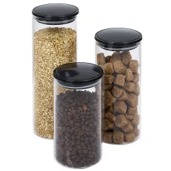 Bocal en verre avec couvercle x3^Gifi Online