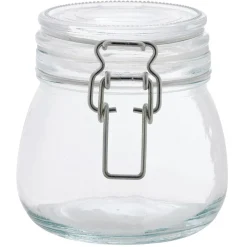 Bocal en verre fermeture mécanique 20cl x6^Gifi Best