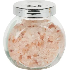 Bocal en verre incliné 200ml avec couvercle en plastique à visser x2^Gifi