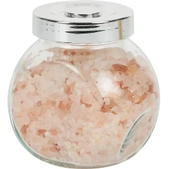 Bocal en verre incliné 200ml avec couvercle en plastique à visser x2^Gifi