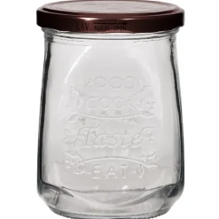 Bocal hermétique transparent vintage petit modèle^Gifi New