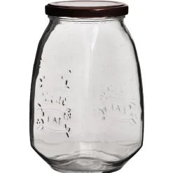 Bocal hermétique transparent vintage petit modèle^Gifi New