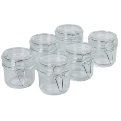 Bocal transparent 200 ml x6^Gifi Hot