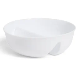 Bol à 2 compartiments 18x18xH5,5cm - 2 coloris^Gifi New