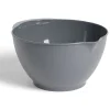 Bol à mixer en plastique gris 1,2L - Ø17,5xH8cm^Gifi Outlet