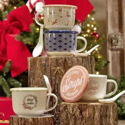 Bol à soupe avec couvercle et cuillère en porcelaine^Gifi Sale