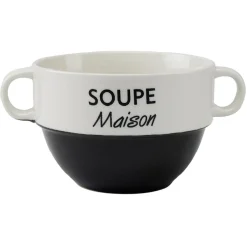 Bol à soupe en faïence Ø14 x H10 cm^Gifi Clearance