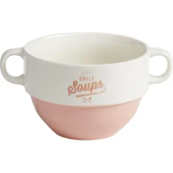 Bol à soupe en faïence bicolore 600 ml^Gifi Outlet