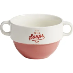 Bol à soupe en faïence bicolore 600 ml^Gifi Outlet