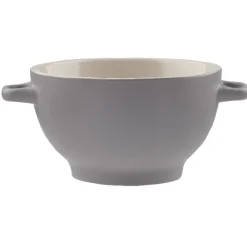 Bol à soupe gris avec couvercle^Gifi Outlet