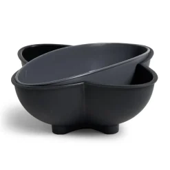 Bol apéritif avec poubelle gris^Gifi Discount