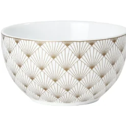 Bol blanc et rayons doré^Gifi Discount