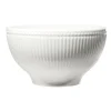 Bol Colombe en porcelaine striée blanc Ø15xH8cm^Gifi Outlet