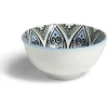 Bol décor oriental porcelaine Ø11,5xH6cm^Gifi Outlet