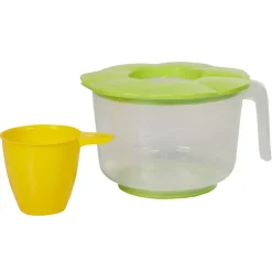 Bol doseur avec couvercle et gobelet intégré^Gifi Hot