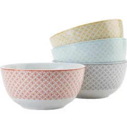 Bol imprimé carreau de ciment muticolore x4^Gifi Sale