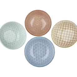 Bol japonais motif géométrique 4 couleurs x4^Gifi New