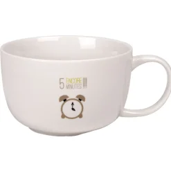 Bol jumbo blanc motif réveil^Gifi Best