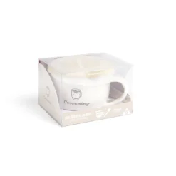 Bol jumbo 62cl avec cuillère et couvercle cocooning^Gifi