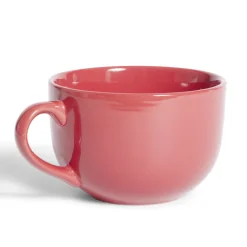 Bol jumbo Madrid faïence rouge 70cl^Gifi New