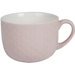 Bol jumbo motifs rose blanc^Gifi Clearance