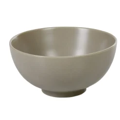 Bol petit déjeuner gris clair en porcelaine grand format^Gifi Online